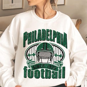 Vintage Philadelphia Football Shirt, Philadelphia Football Sweatshirt, Football Shirt, Philadelphia Retro Crewneck