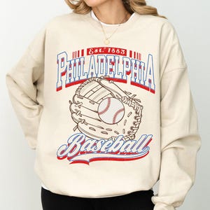 Philadelphia Baseball Sweatshirt, Philadelphia Baseball 90s Style Shirt, Philadelphia Game Day, Throwback Philadelphia Shirt, Baseball Mom