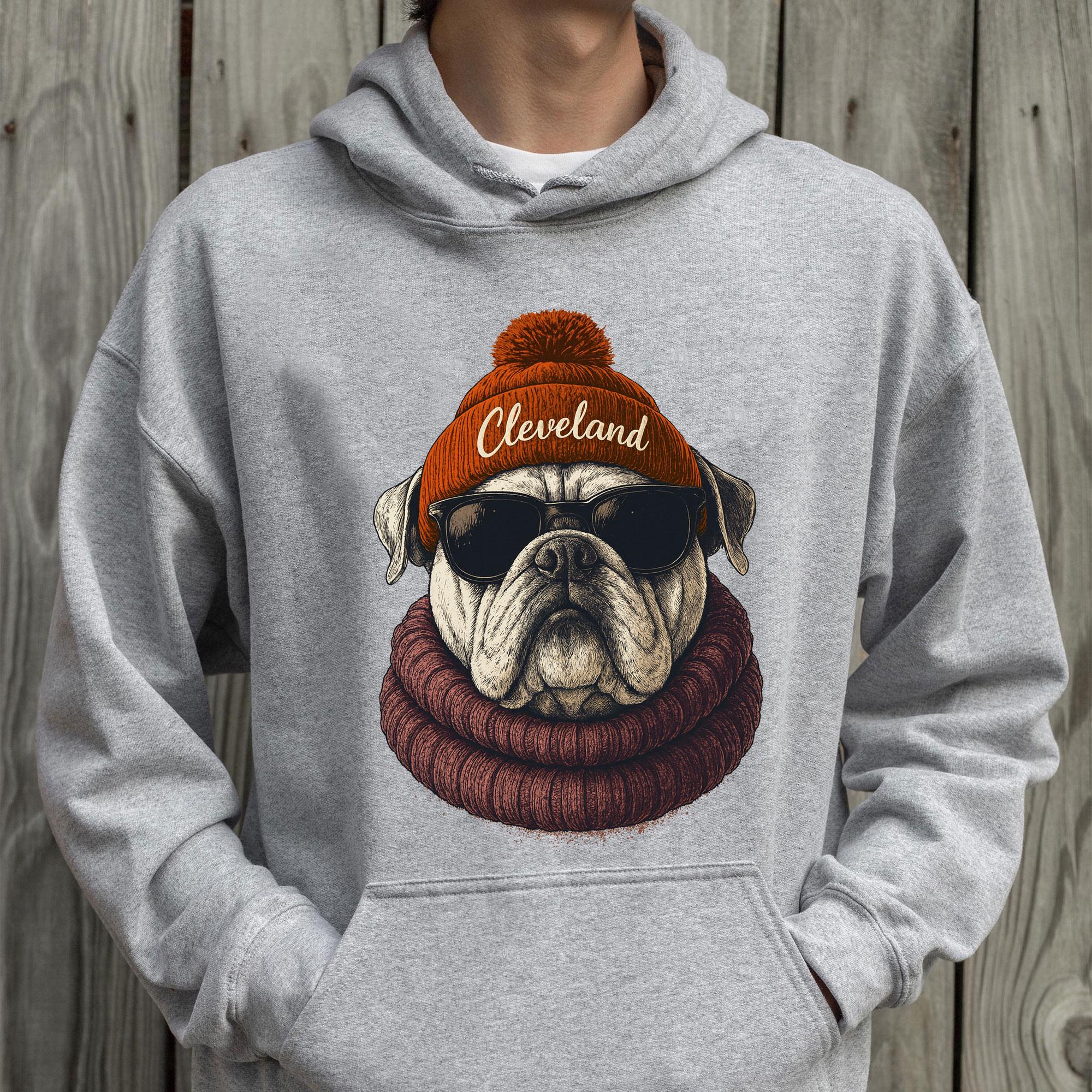 Zip Hoodie Cleveland Browns Sweatshirt Dorsey Cleveland Browns