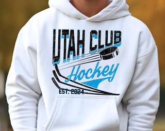 Utah Hockey Sweatshirt, Hockey Team Shirt, Utah NHL Shirt, Gameday Sweatshirt, Hockey Mom, Retro Utah Hockey Fan Shirt