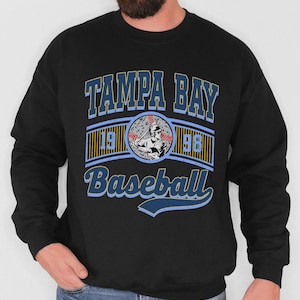 Retro Tampa Bay Baseball 90s Style Sweatshirt, Baseball Team Shirt, Tampa Bay Game Day Tee, Throwback Tampa Bay Shirt, Baseball Mom Tee