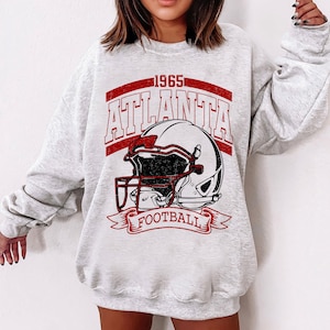 Vintage 90s Style Atlanta Football Sweatshirt, Game Day Shirt, Atlanta Team Football Shirt, Sunday Atlanta, Sport Shirt, Atlanta Football