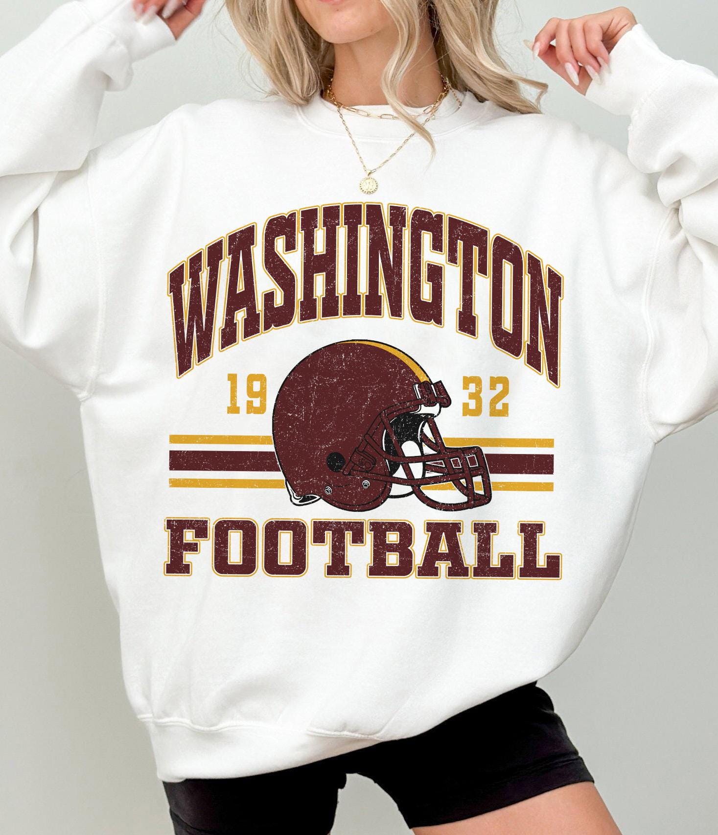 Washington football team crewneck sweatshirt new arrivals