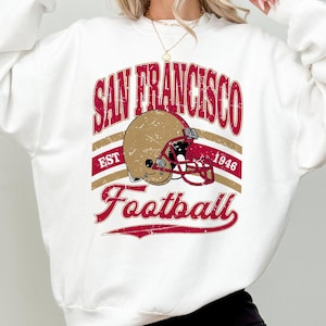 San Francisco Football 90s Style Shirt, San Francisco Super Bowl Champions Sweatshirt, Sunday Football Shirt, San Francisco Shirt