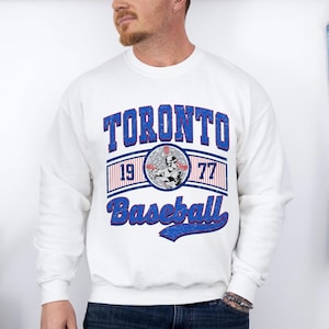 Vintage Toronto Baseball 90s Style Sweatshirt, Baseball Team Shirt, Toronto Game Day Tee, Throwback Toronto Shirt, Baseball Mom Tee