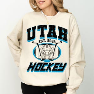 Utah Hockey Sweatshirt, Hockey Team Shirt, Utah NHL Shirt, Gameday Sweatshirt, Retro Utah Hockey Fan Shirt, Hockey Mom