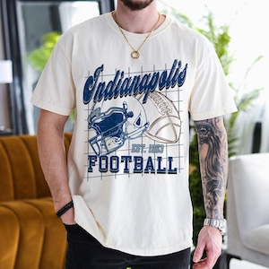 Indianapolis Football Shirt For Him, Vintage Indianapolis Sweatshirt, Indianapolis Football Retro Gift, Indianapolis Gift For Her