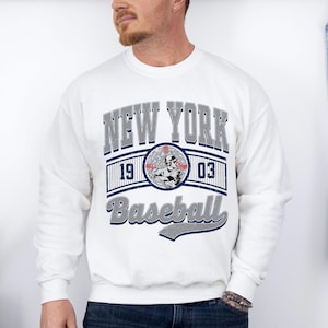 Vintage New York Baseball 90s Style Sweatshirt, Baseball Team Shirt, New York Game Day Tee, Throwback New York Shirt, Baseball Mom Tee