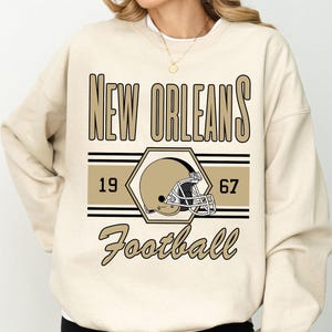 New Orleans Football Retro Style Sweatshirt, New Orleans Football Shirt, Sunday Football Shirt, Game Day Sweatshirt, Saint Sport Shirt