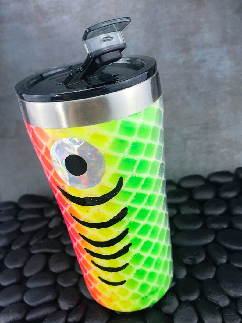 Fluorescent Fishing Lure epoxy tumbler epoxy tumbler fishing Etsy