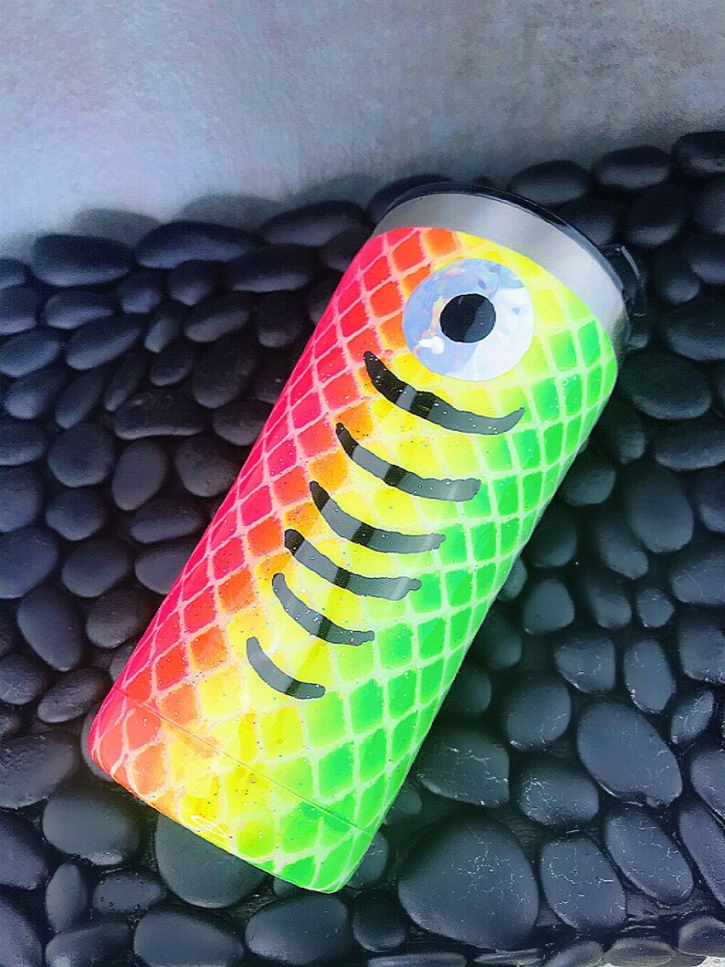 Fluorescent Fishing Lure epoxy tumbler epoxy tumbler fishing Etsy