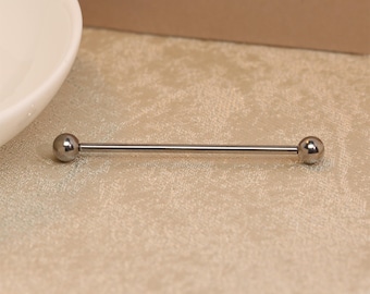 14G Industrial Bar Industrie Piercing Schmuck Industrial Barbell Chirurgenstahl Knorpel Ohrring Body Piercing Schmuck 38 mm