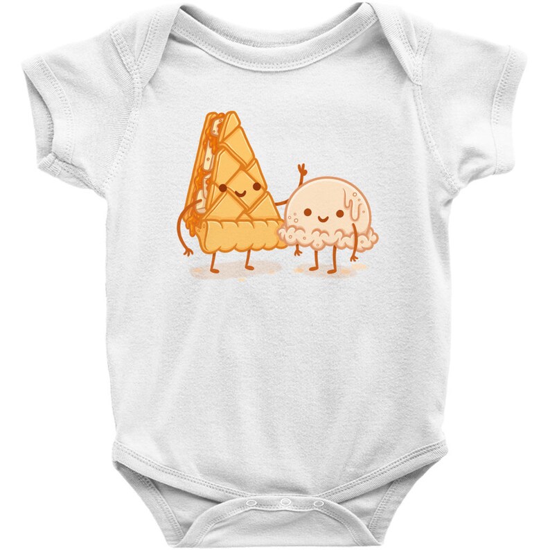 cream baby bodysuit