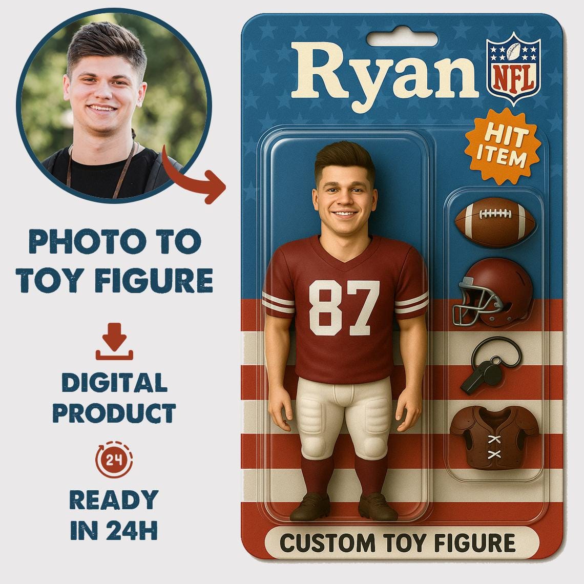 Nfl figures - Etsy 日本