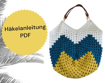 Crochet Granny Stitch Beach Bag Pattern - Etsy