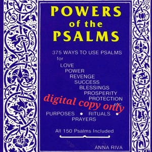 Powers of the Psalms by Anna Riva | Spiritual Guidance Book | Biblical Psalms for Protection, Healing & Blessings | Mystical Prayer Guide