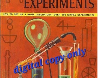 Vintage 1960 Golden Book of Chemistry Experiments (PDF format)