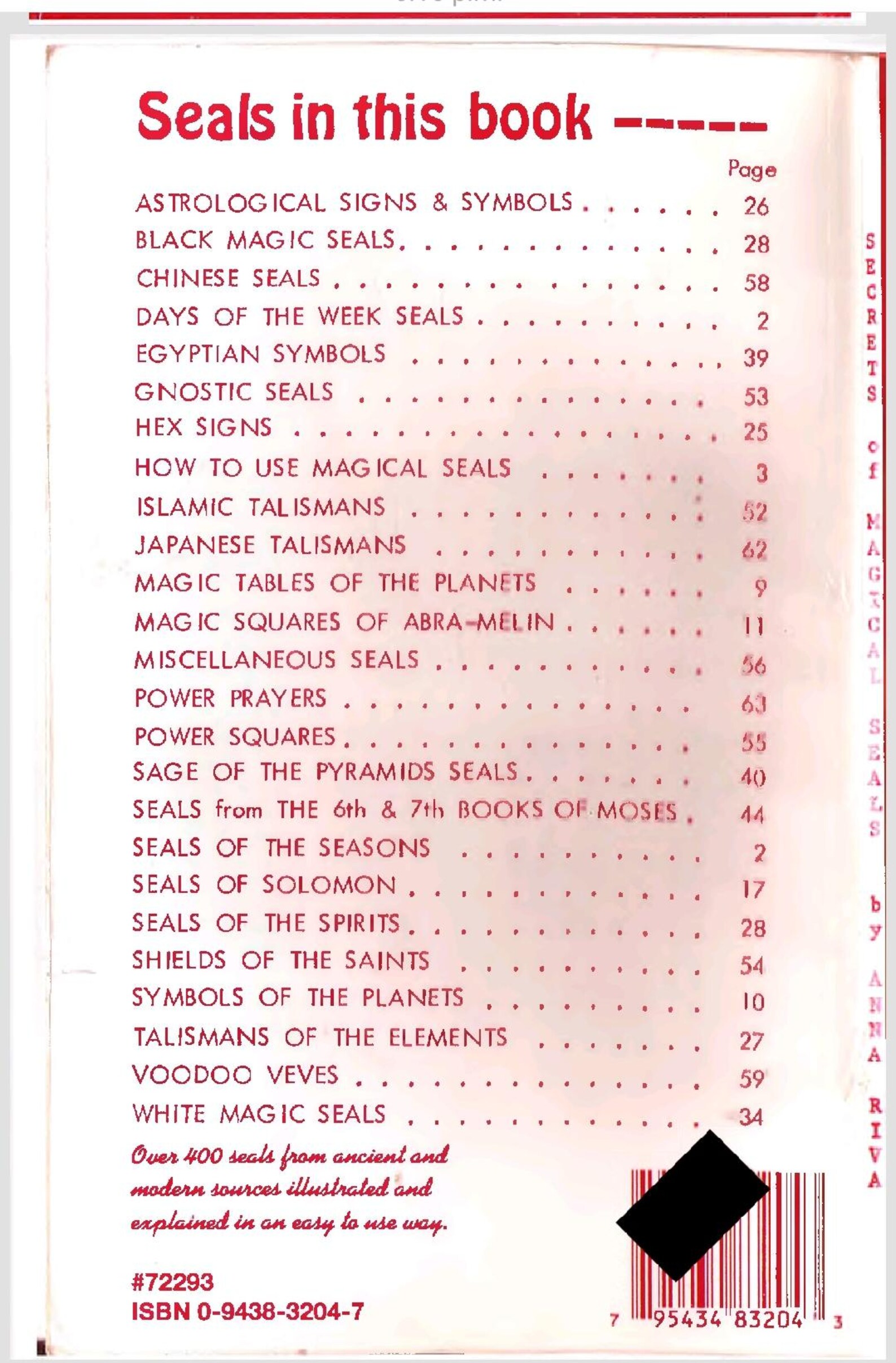 Secrets of Magical Seals by Anna Riva: Occult Magic Guide (PDF) - Etsy