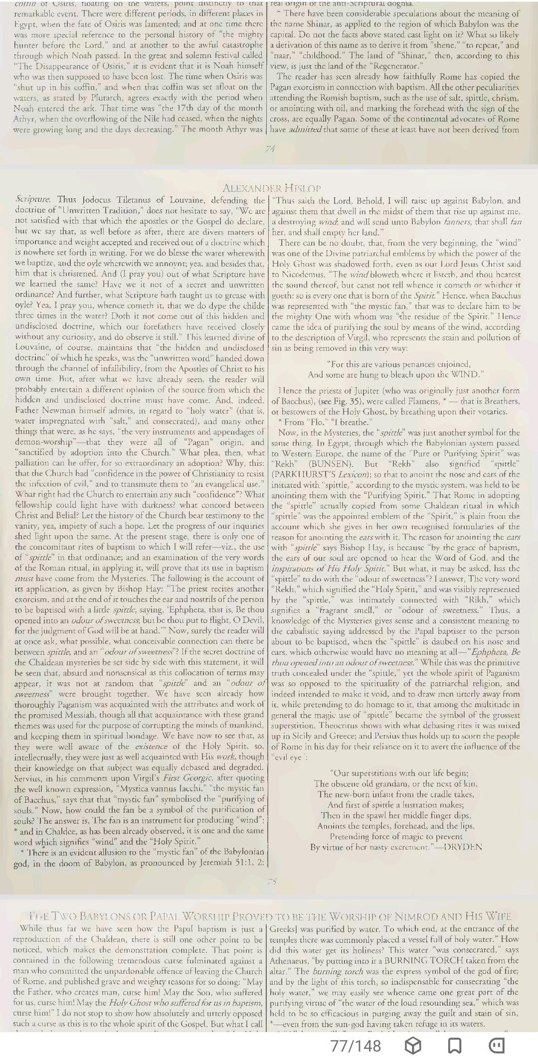 Die zwei Babylons, Siebte Auflage von Alexander Hislop (PDF) - Etsy.de