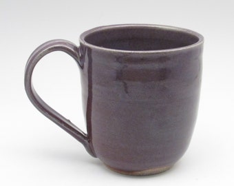Mug 12 ounce, Hand Crafted Mug, Purple Stoneware Mug, Handmade Ceramic Mug, Coffee Mug, Stoneware Mug, Pottery Mug, Wheel Thrown Mug, M039