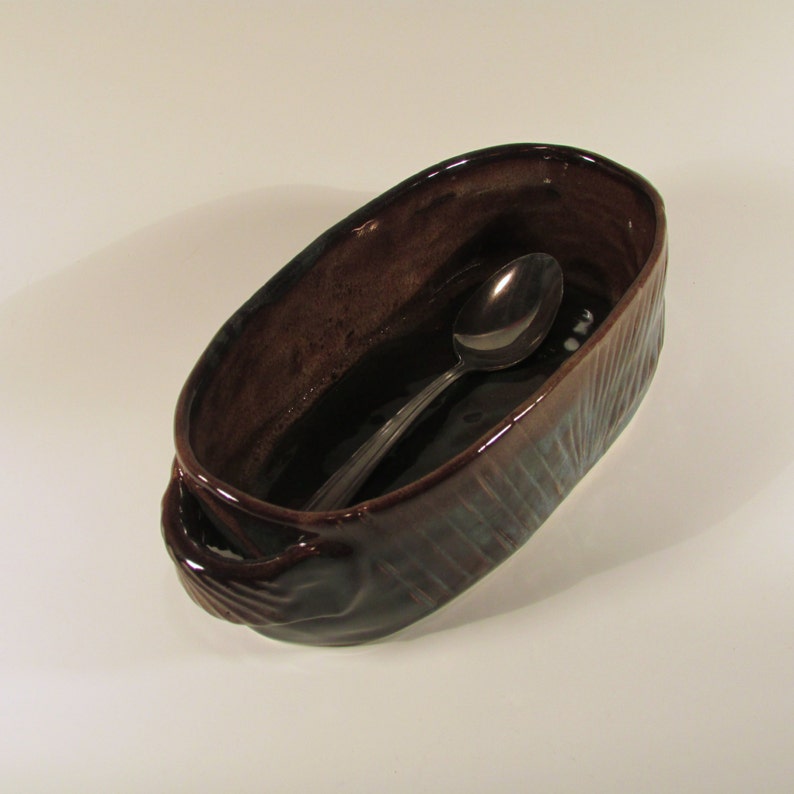Ceramic serving Dish Small casserole dish Oval Casserole Dish Stoneware Baker Pottery casserole Oven baker - Baking Dish