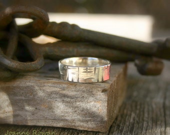 Birch Bark Ring... Wedding Band, Promise Ring, Hand Fasting