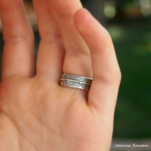 Sage and Moonstone...Sage Leaf Ring with Rainbow Moonstone...Engagement Ring Wedding Band Promise Ring image 7