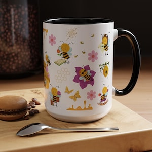 Honigbienen-Keramikbecher: Wunderliche Naturkaffeetasse