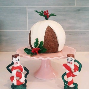 Fake Plum Pudding Cake. Figgy Pudding Christmas Cake Limited Edition. Christmas Cake Collection image 1