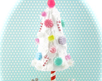 Candy Land Gumdrop Tree with Frosting Base. CandyLand Christmas Decor. Holiday Centerpiece.12 Legs Signature Etsy Design.