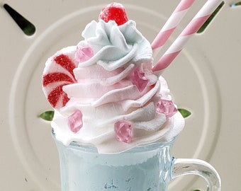 How To Make Faux Whipped Cream Mug Toppers - Something Turquoise