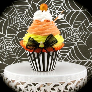 Fake Cupcake "Candy Corn Collection" 12 Legs Original Design Can Be Business Card Holder