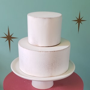 Fake Semi Naked Cake. Two Tier Semi Naked Cake for Photography Props, Event Planners, Wedding Decor, Home Decor,  Bakery Decor,  Props
