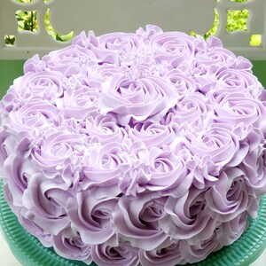Fake Rosette Cake. Large Fake Cake. Your choice color. Photography Prop, Party Decor. Faux Cake for Display