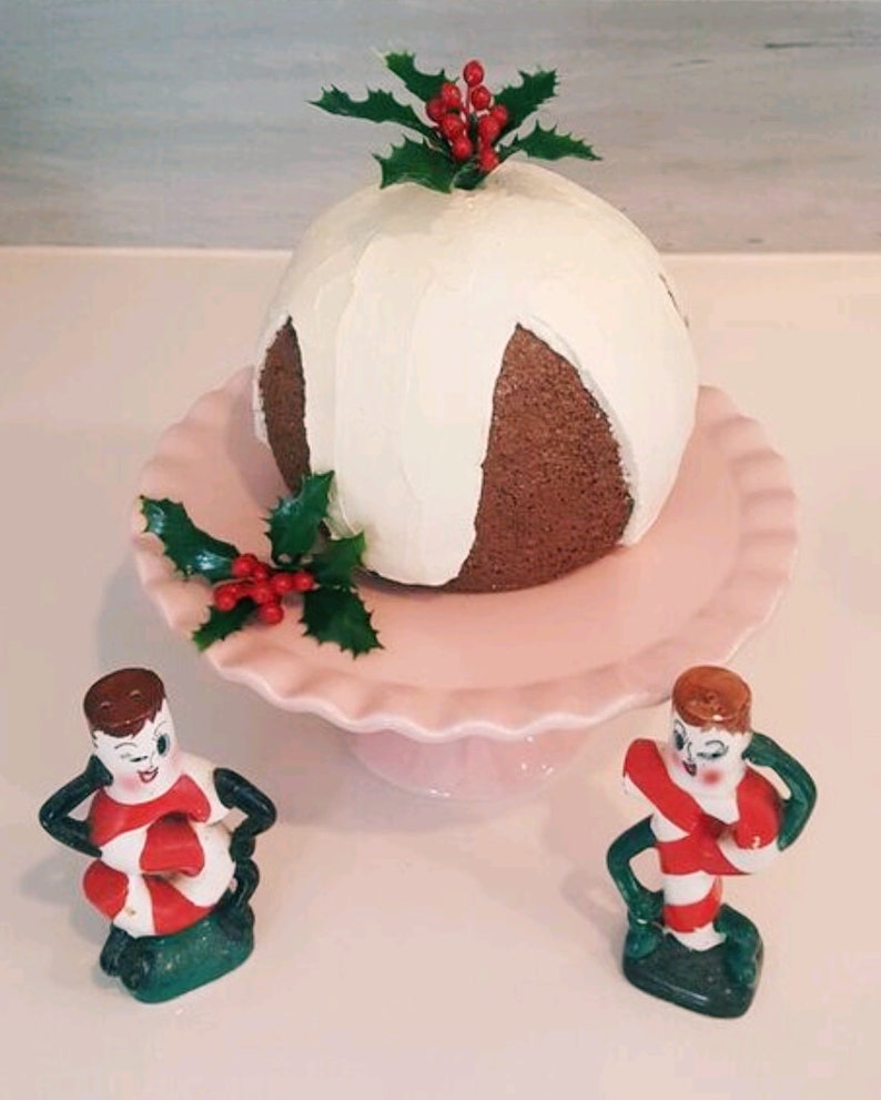 Fake Plum Pudding Cake. Figgy Pudding Christmas Cake Limited Edition. Christmas Cake Collection image 2