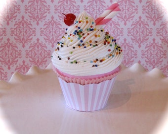 Fake Cupcake "Candy Land Cupcake Collection" TOO CUTE 12 Legs Original Design and Concept Can Be Business Card Holder