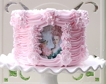 Marie Antoinette Fake Cake. Shabby Chic Cake.