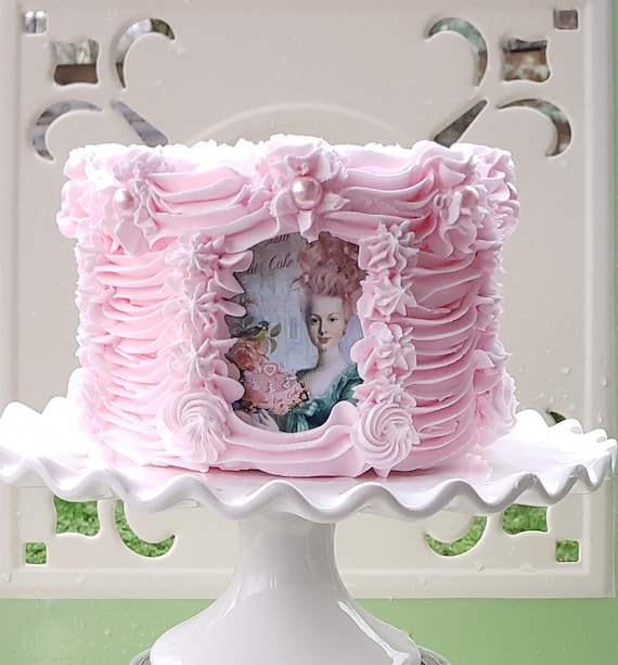 Marie Antoinette Fake Cake. Shabby Chic Cake.