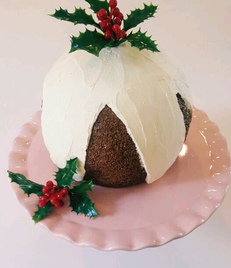 Fake Plum Pudding Cake. Figgy Pudding Christmas Cake Limited Edition. Christmas Cake Collection image 6