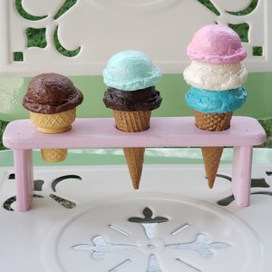 Fake Ice Cream Cone. Choice of Flavor, Cone and Number of Scoops. Retro Inspired Ice Cream Cone Decor. Birthday Decor, Ice cream shop  Decor
