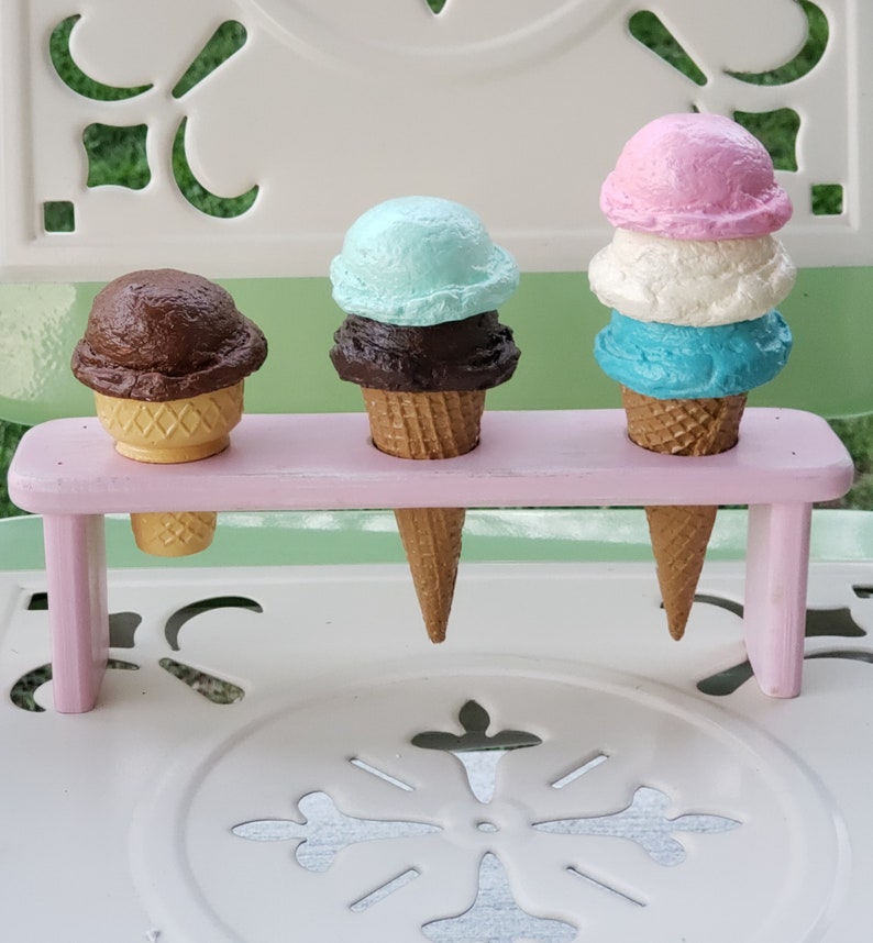Fake Ice Cream Cone. Choice of Flavor Cone and Number of Etsy