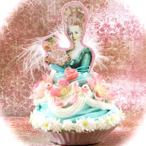 Marie Antoinette Fake Cupcake Artwork 12 Legs Designer Collection