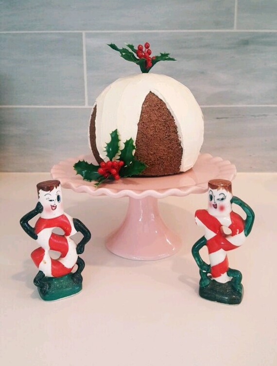Fake Plum Pudding Cake. Figgy Pudding Christmas Cake Limited Edition. Christmas Cake Collection