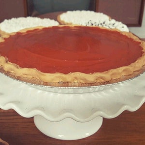 Fake Pumpkin Pie. 1 Standard Size Pie. Retro Cookbook Pie Collection. Perfect for Home Stagers/Photo Props. Pie Wall Art,12 Legs Curiosities