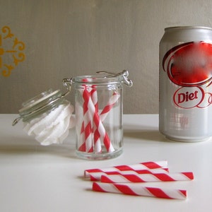 Fake Cupcake Candy Shoppe Classic Swirl Glass Jars Set 6 Orig. image 5