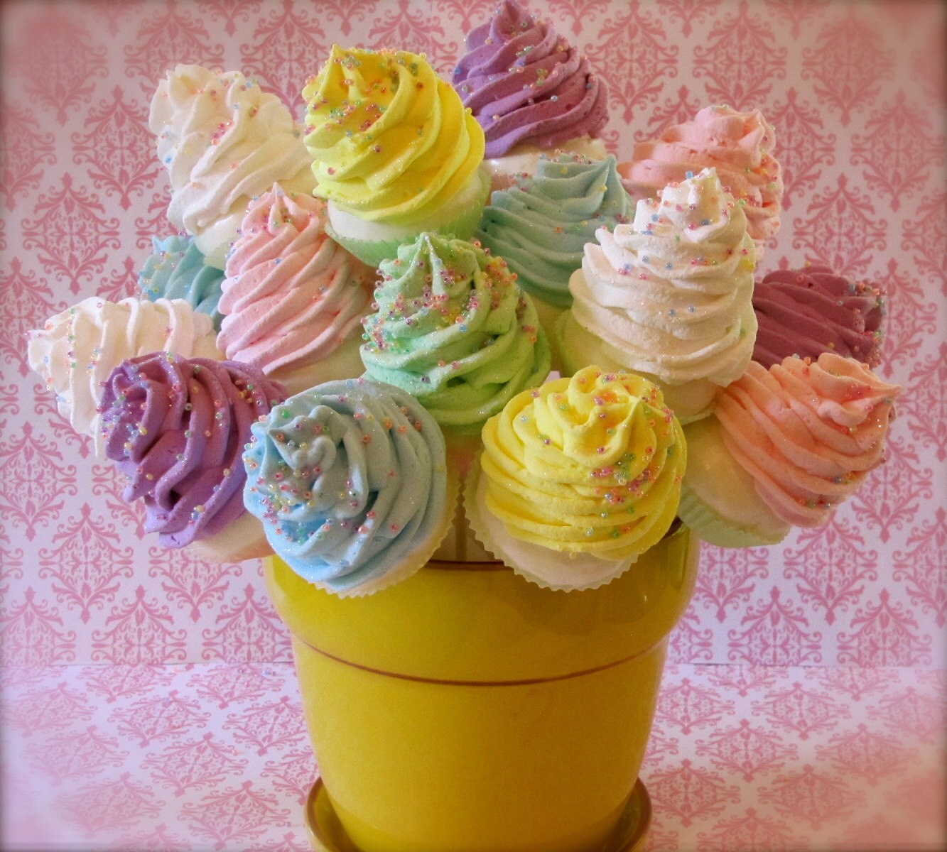 Fake Cupcake Lollipops Sweet and Whimsy Collection Etsy