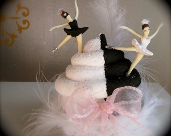 Fake Cupcake "Swan Lake" Tribute Cupcake 12 Legs Original Concept Cupcake Movie Collector Series