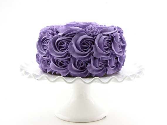 Fake Purple Rose Icing Fake Cake Rosette Fake Frosting Fake Cake