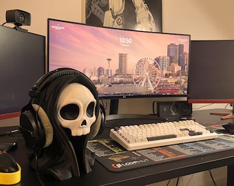 Gothic Grim Reaper Headphone Stand