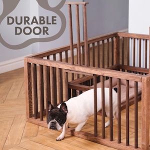 Hundezwinger Möbel - Hundestall, Hundekiste, Haustierkäfig, Hundekäfig, Übungsstall, Welpen-Laufstall, Hundehaus aus Holz, Welpenhaus